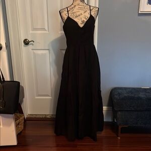 Elegant Black Maxi Sundress